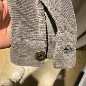 Billy Reid corduroy jacket gray